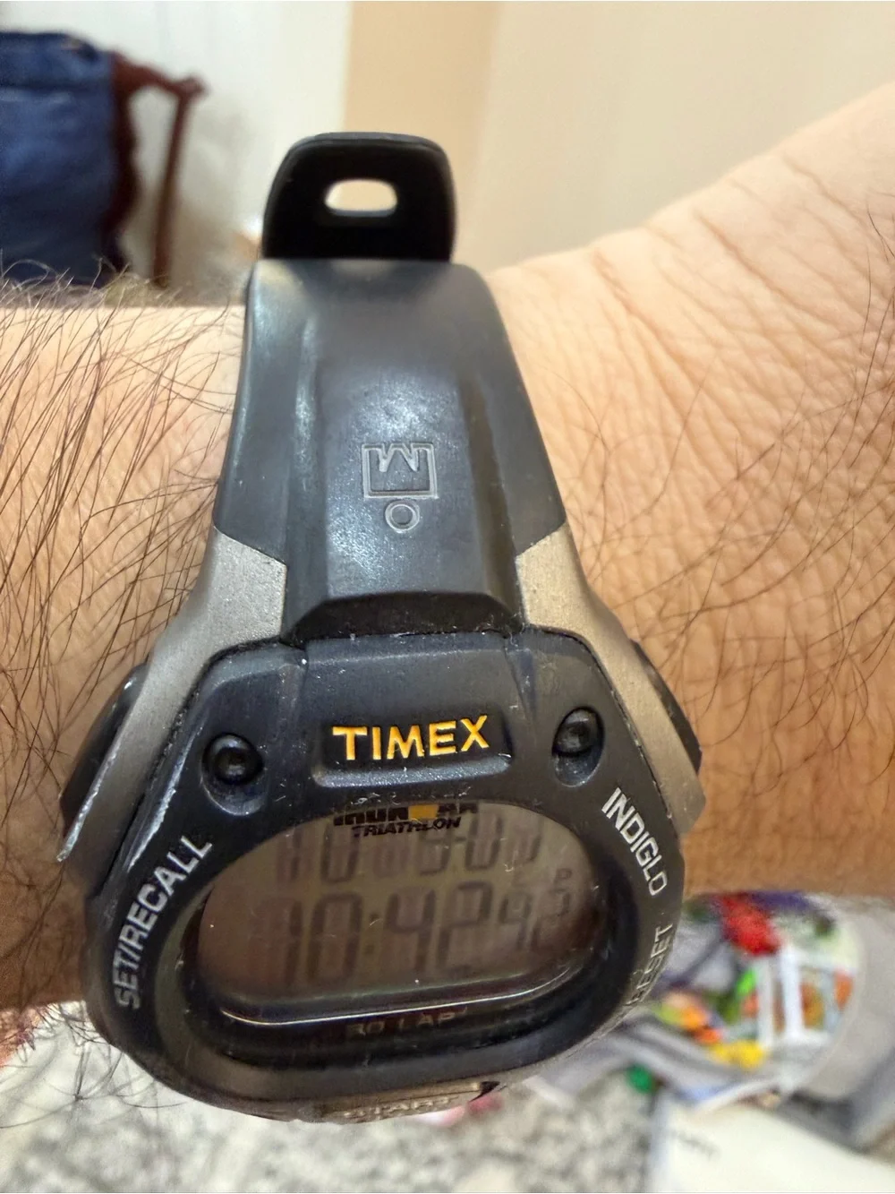 Timex Ironman Classic 30-Lap Digital Sport Watch Black Gray T5E901 Indiglo Runs